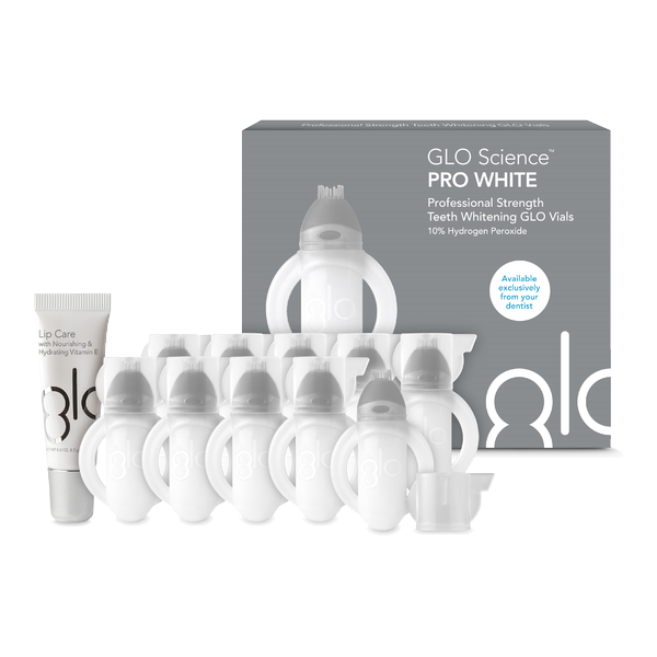 GLO Science Pro White Pro Strength Teeth Whitening GLO Vials - 10pk
